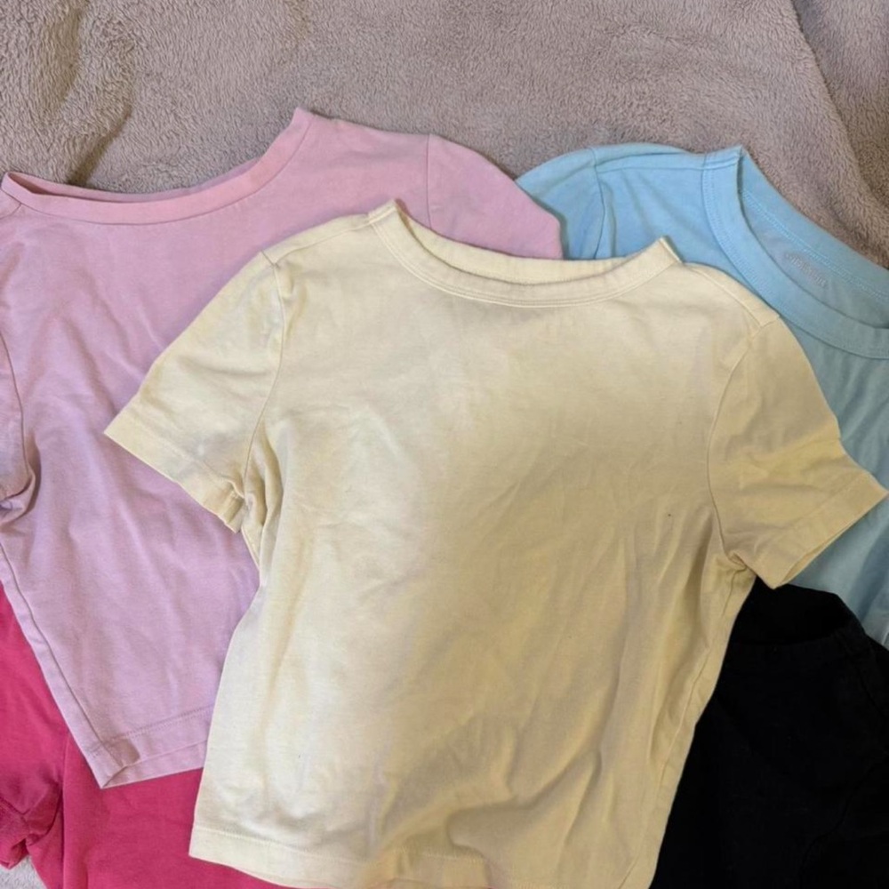 Target Multi-Color Cropped T-Shirt Set